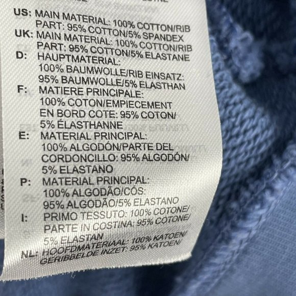 adidas Originals Hoodie With Trefoil logo Blue sz S Pullover Kangaroo Pocket - Picture 9 of 9